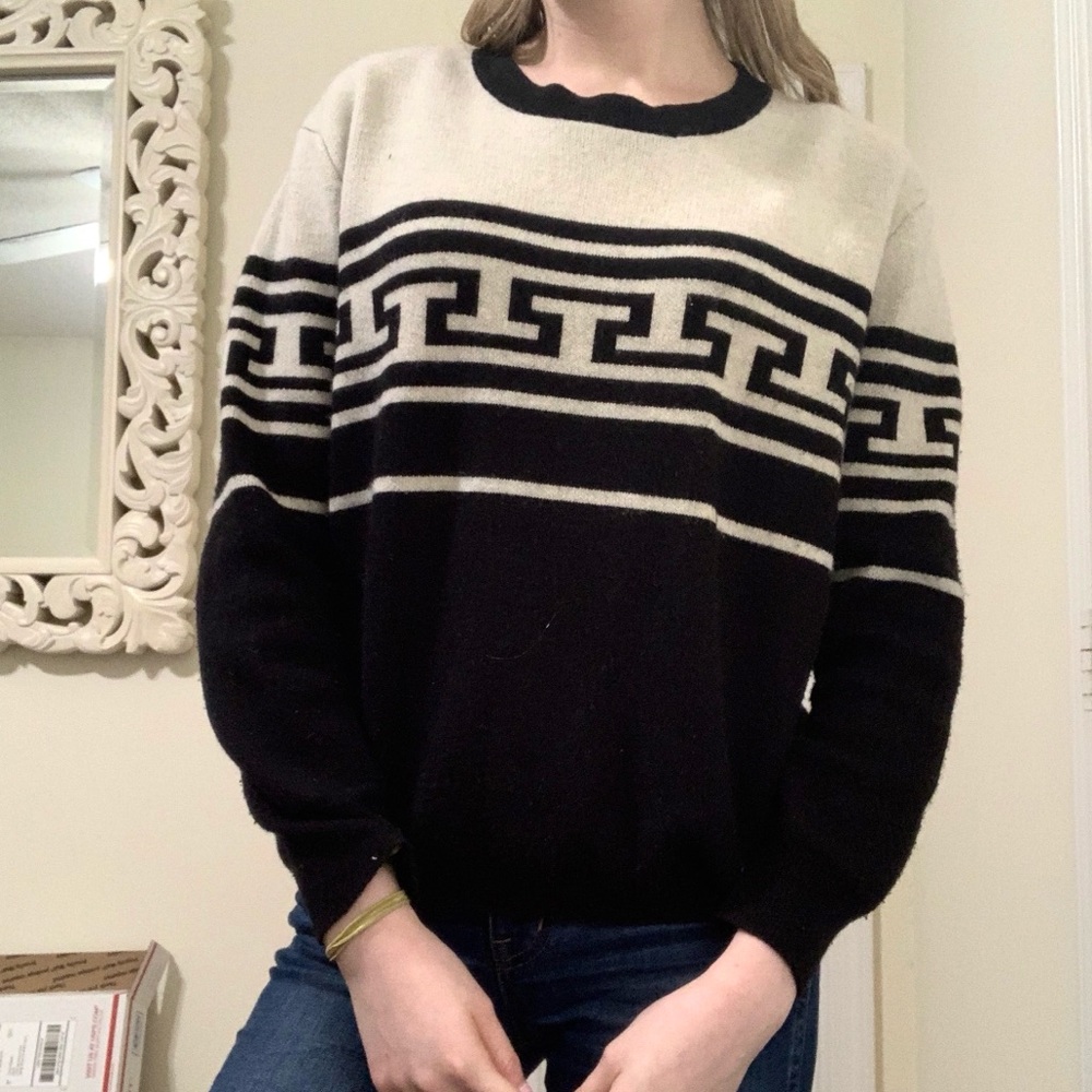 Topshop Patterned Sweater - Picture 3 of 4